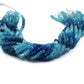 Shaded Apatite Rondelle Beads